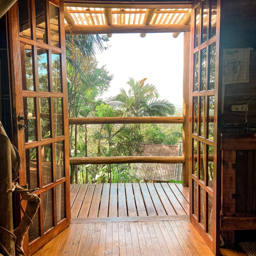Chalé Tucano - Vista noturna